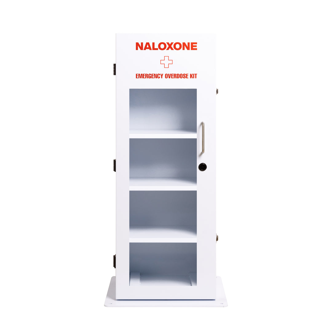 Outdoor Water Proof Naloxone Distribution Box - Holds 80 Naloxone Boxes