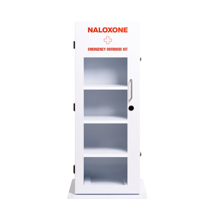 Outdoor Water Proof Naloxone Distribution Box - Holds 80 Naloxone Boxes