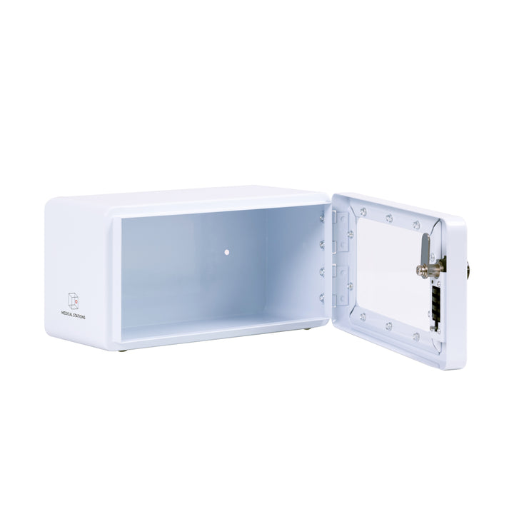 Small Medication Lock Box with Combination Keypad Lock
