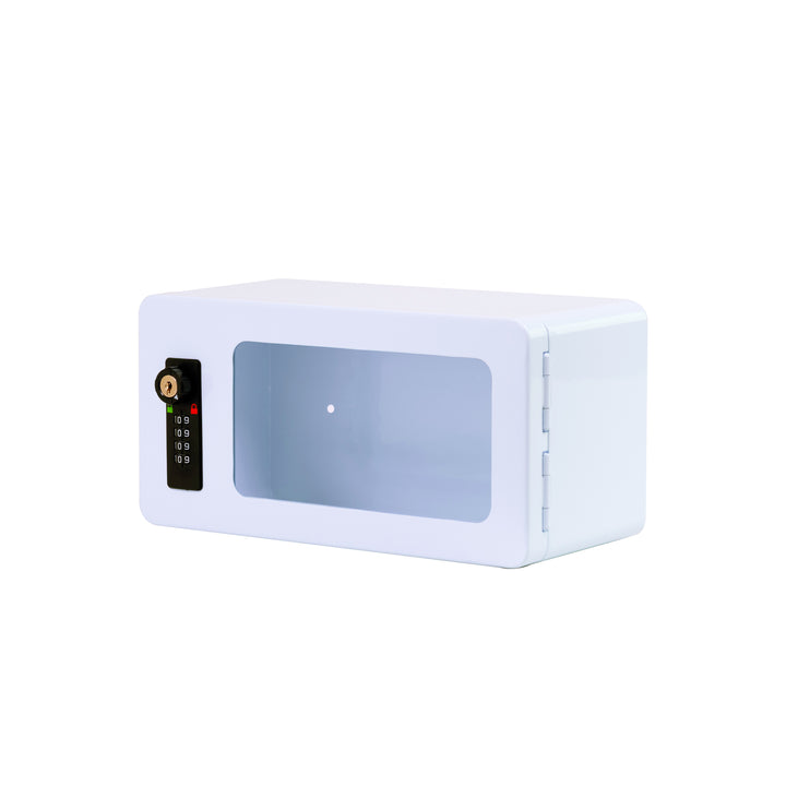 Small Medication Lock Box with Combination Keypad Lock