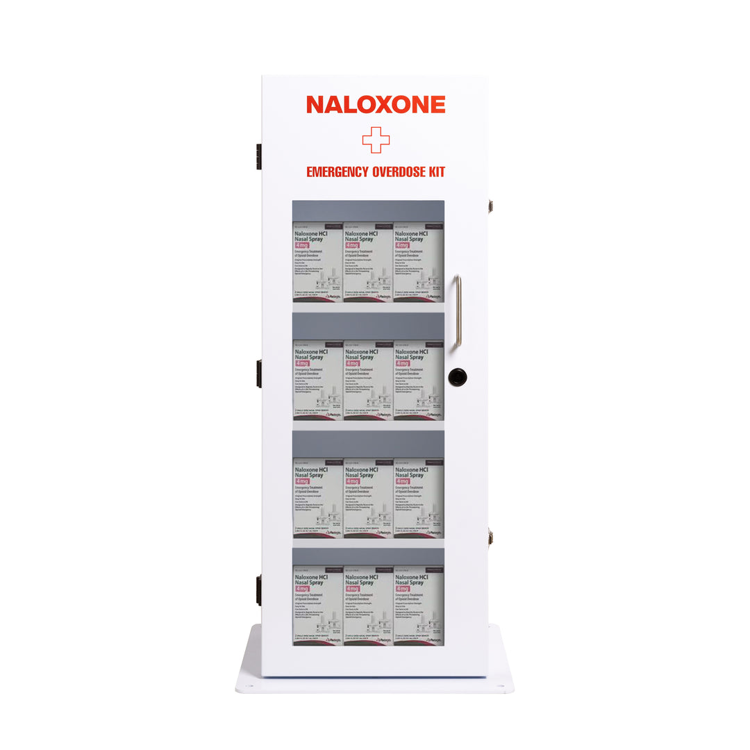 Outdoor Water Proof Naloxone Distribution Box - Holds 80 Naloxone Boxes