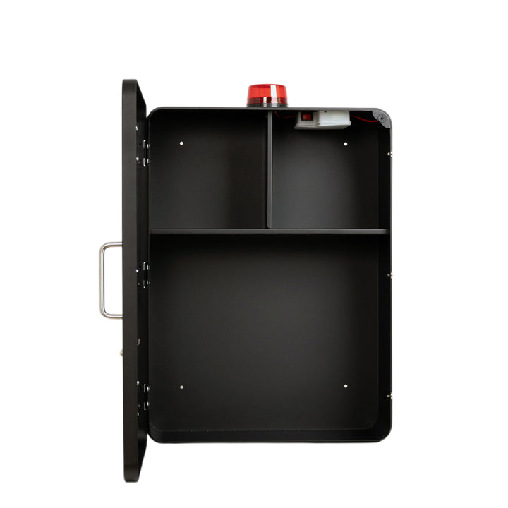 Emergency Medical Station Wall Mount Cabinet Box | Storage for AED, Naloxone, Bleeding Control & First Aid Kits