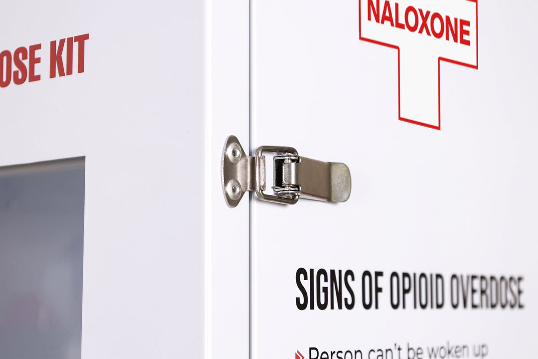 Outdoor Water Proof Naloxone Distribution Box - Holds 80 Naloxone Boxes