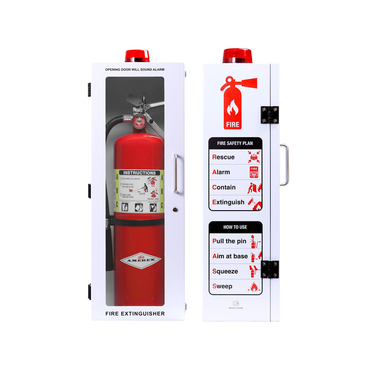 Outdoor Fire Extinguisher Wall Mount Cabinet - Available in 10 lb and 20 lb Sizes