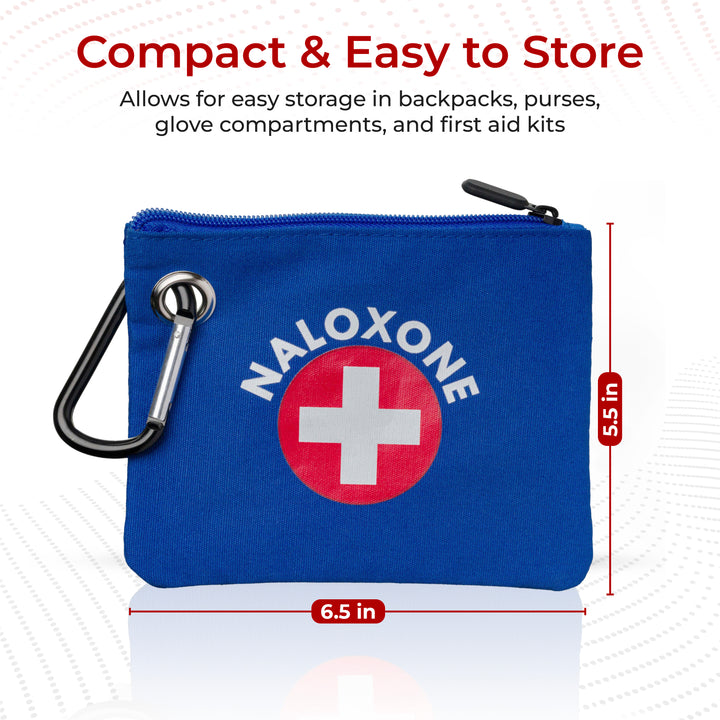 Naloxone Canvas Bag – Compact Overdose Kit Pouch