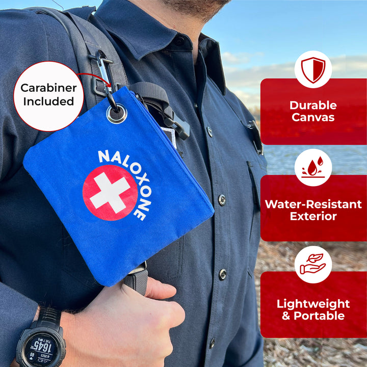 Naloxone Canvas Bag – Compact Overdose Kit Pouch