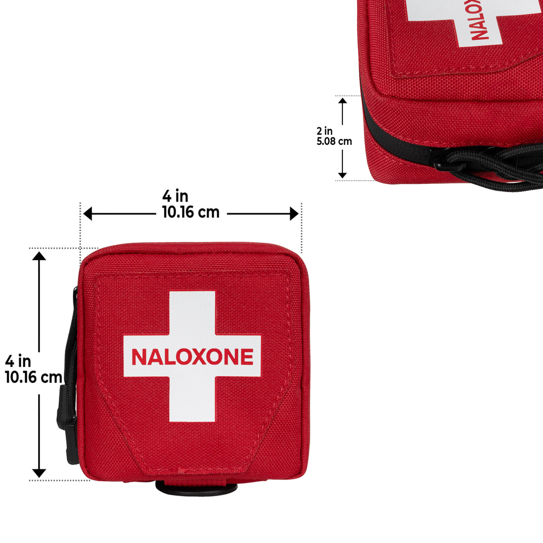 Naloxone Duty Belt Pouch + MOLLE attachment straps
