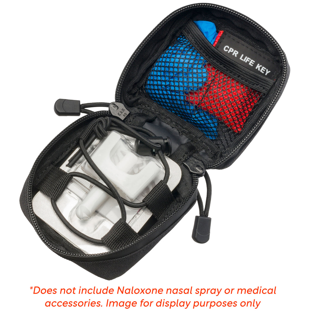 Naloxone Duty Belt Pouch + MOLLE attachment straps