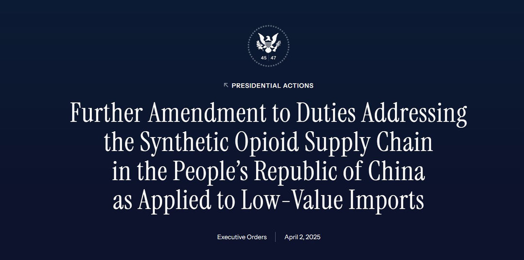 Strengthening U.S. Border Protections Against Illicit Synthetic Drug Shipments
