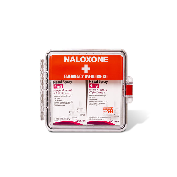 Naloxone Outdoor Clear Emergency Cabinet