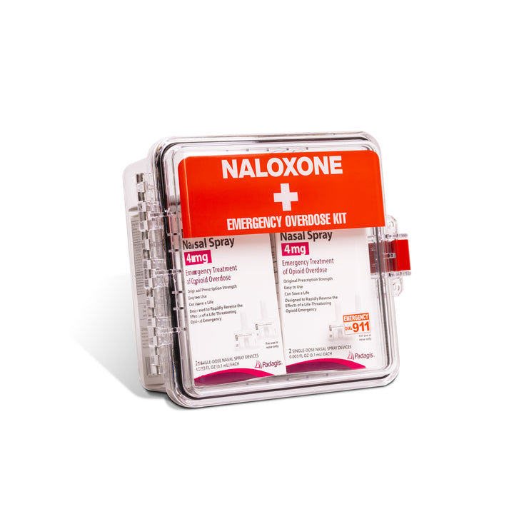 Naloxone Outdoor Clear Emergency Cabinet