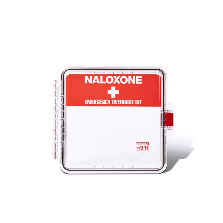 Naloxone Outdoor Clear Emergency Cabinet