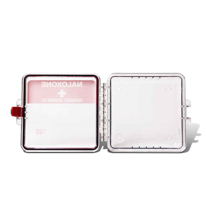 Naloxone Outdoor Clear Emergency Cabinet