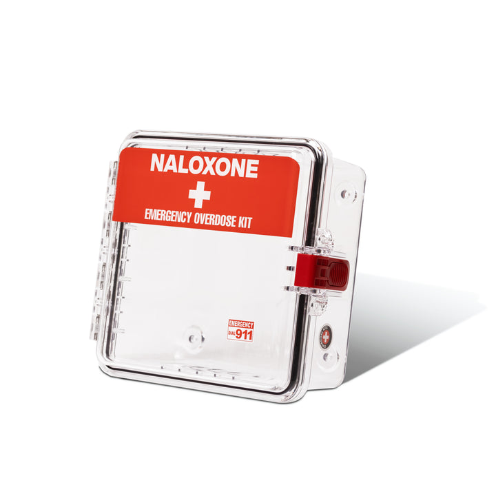 Naloxone Outdoor Clear Emergency Cabinet