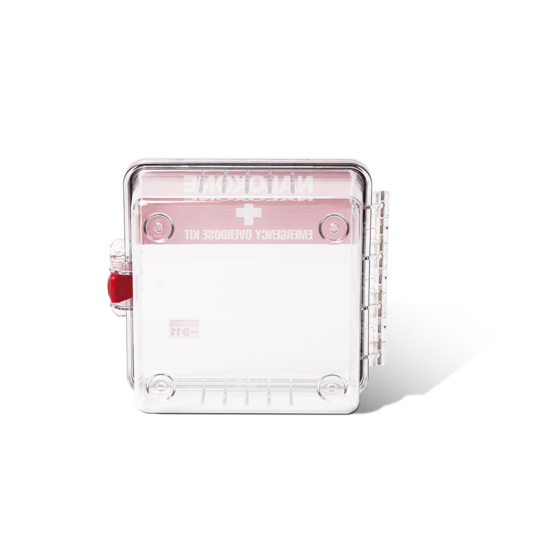 Naloxone Outdoor Clear Emergency Cabinet