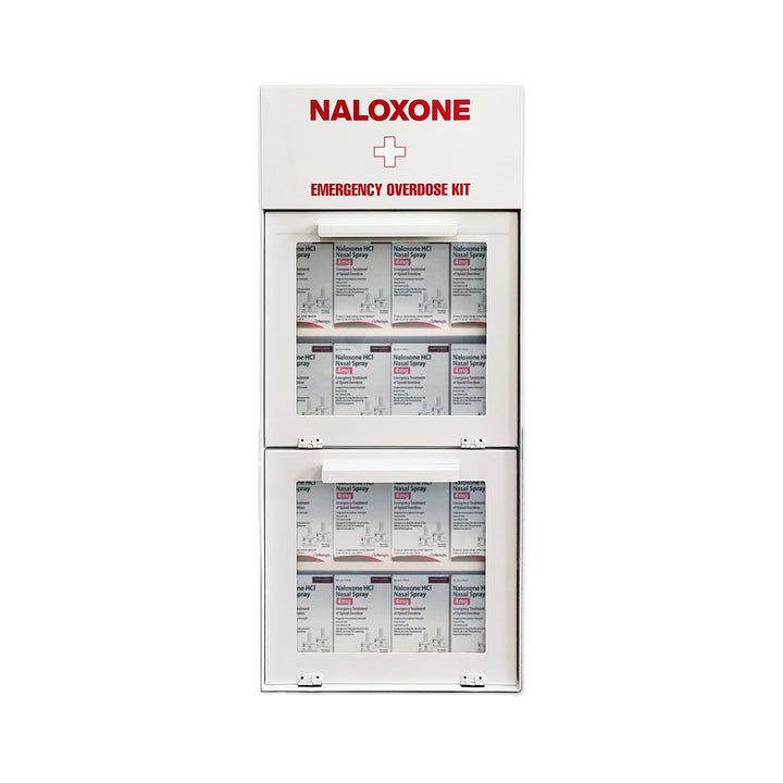 Naloxone Distribution Metal Floor Stand ( Holds 100 Naloxone Boxes)