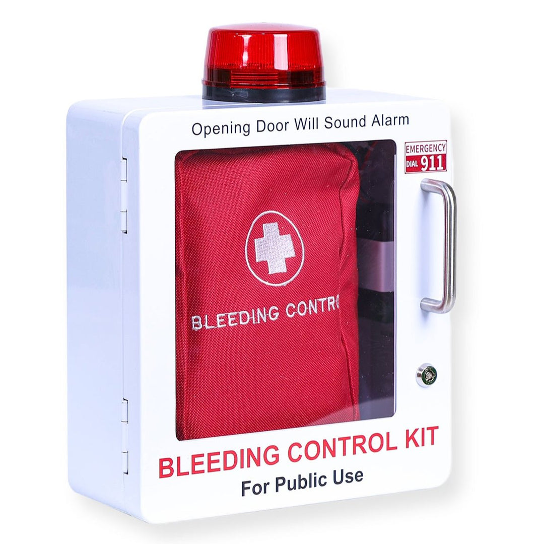 Bleeding Control Kit + Emergency Wall Cabinet