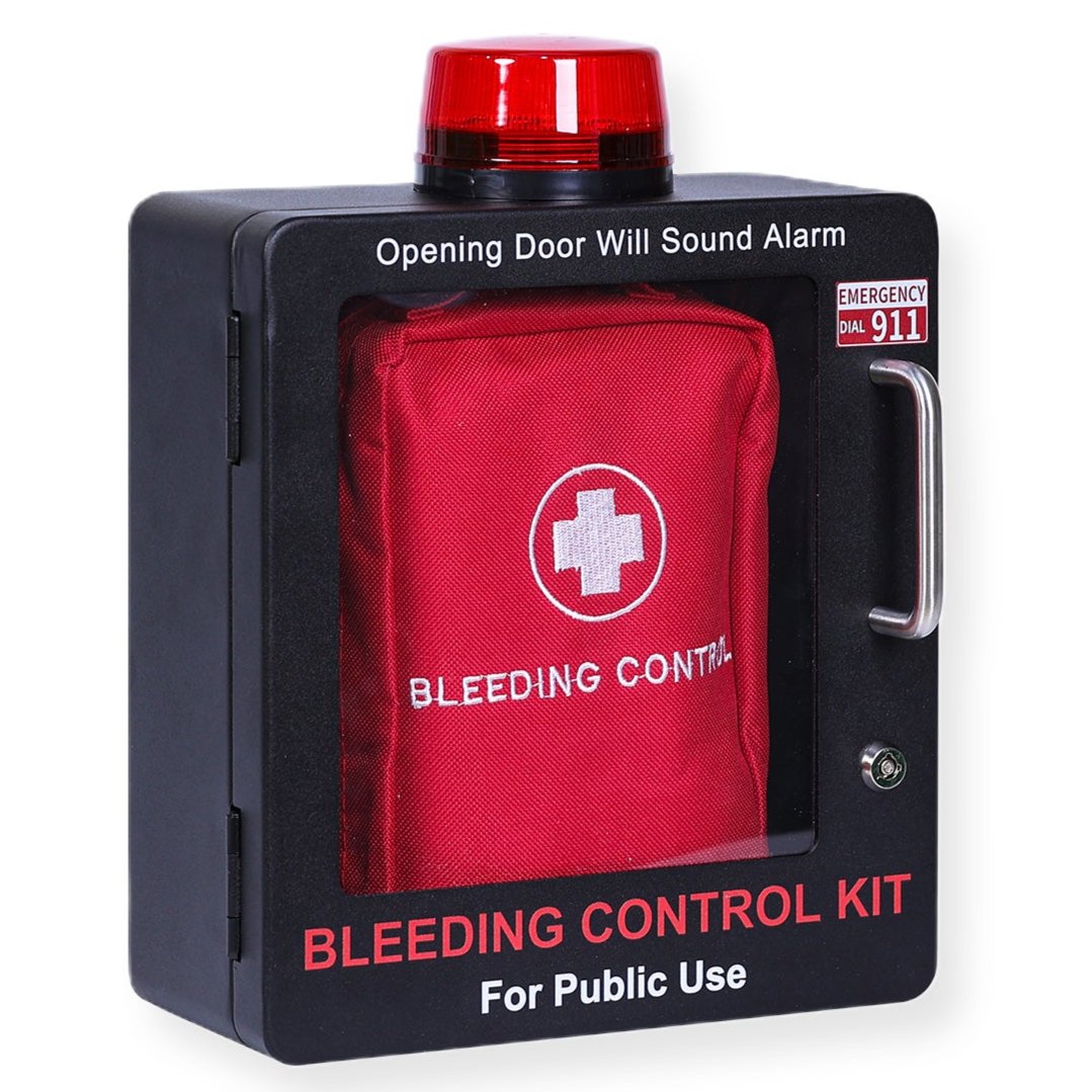 Bleeding Control Kit + Emergency Wall Cabinet