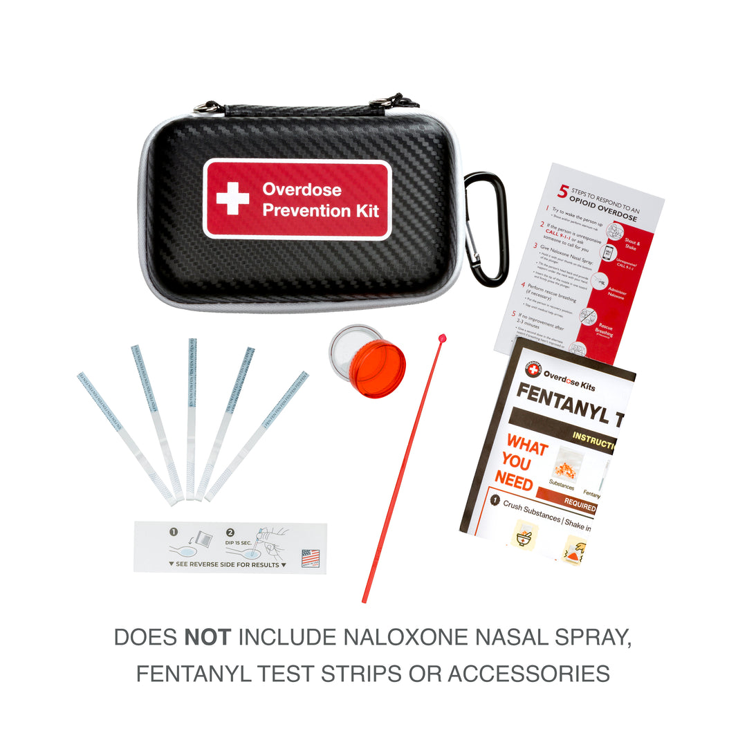 Opioid Overdose Prevention Kit Case | Designed for Overdose Readiness Planning Kits Including Naloxone Access and FYL Testing Kits (Case Only)