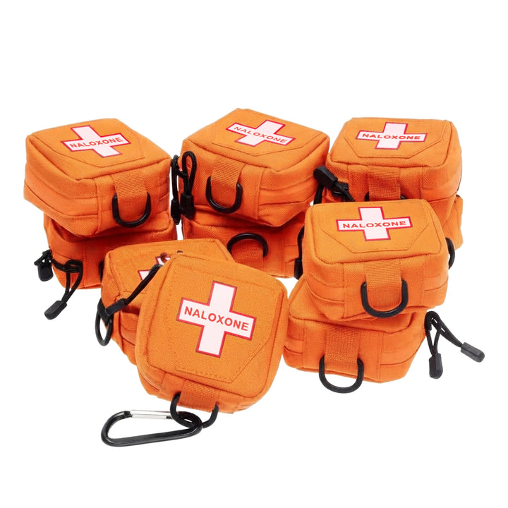 Naloxone Duty Belt Pouch + MOLLE Attachment Straps