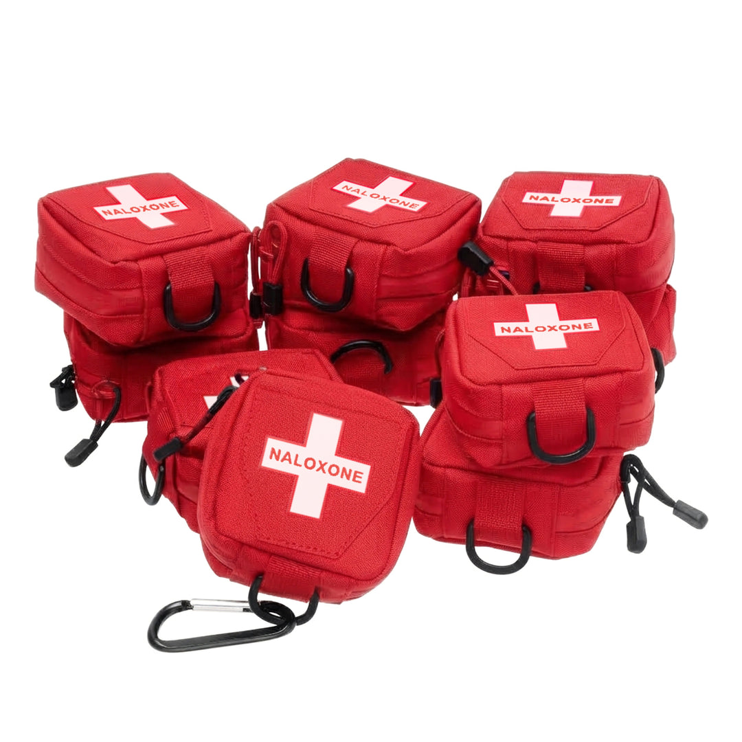 Naloxone Duty Belt Pouch + MOLLE Attachment Straps