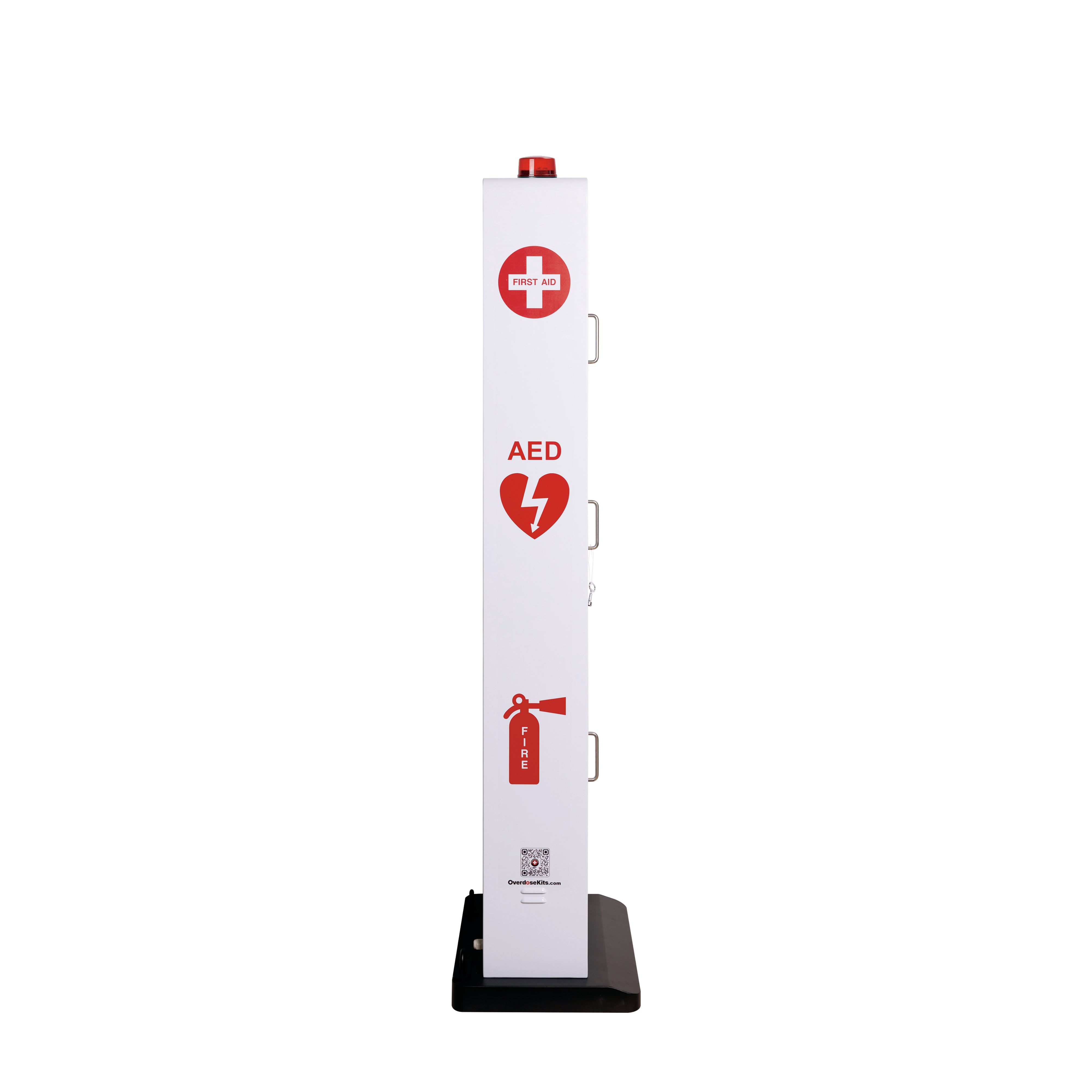 ▷ Emergency Station Cabinet for AED, Fire & Naloxone Kits