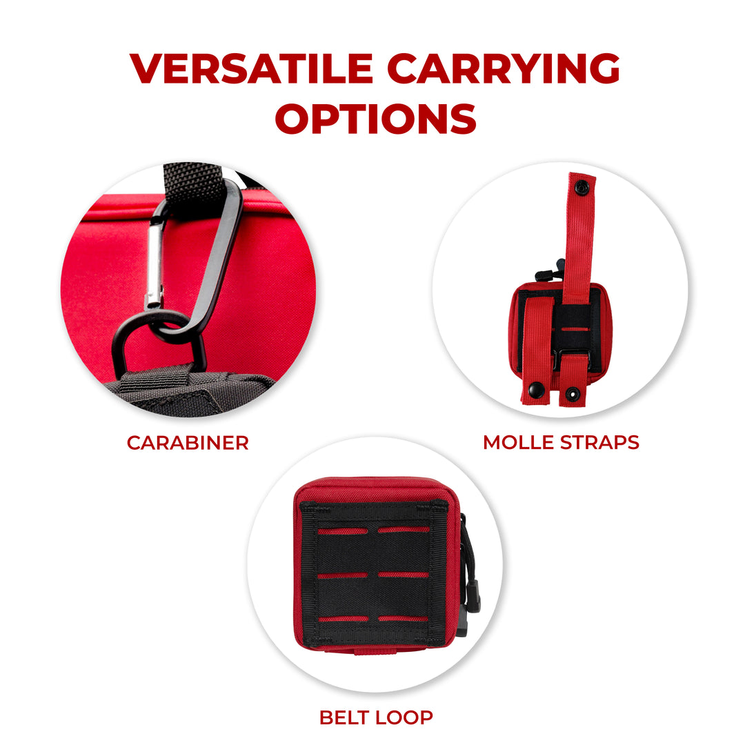 Naloxone Duty Belt Pouch + MOLLE attachment straps