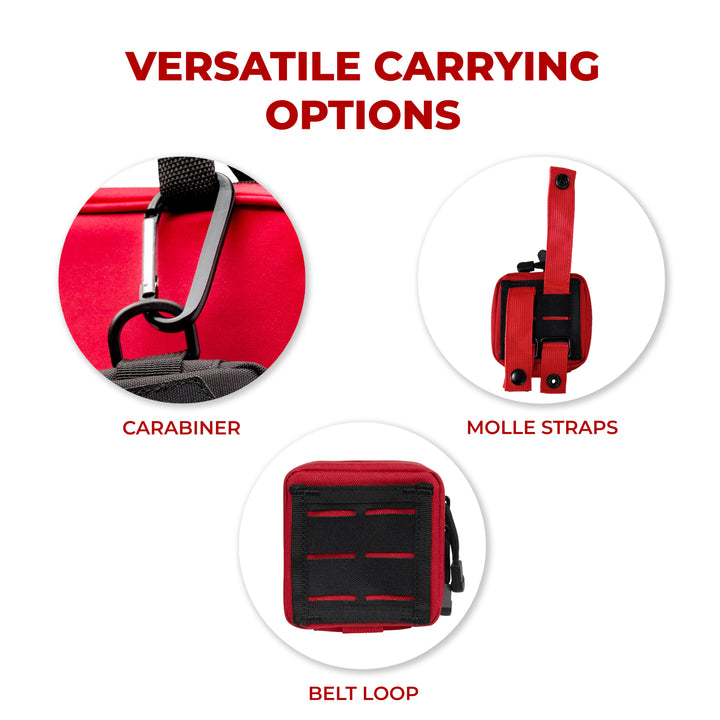 Naloxone Duty Belt Pouch + MOLLE attachment straps