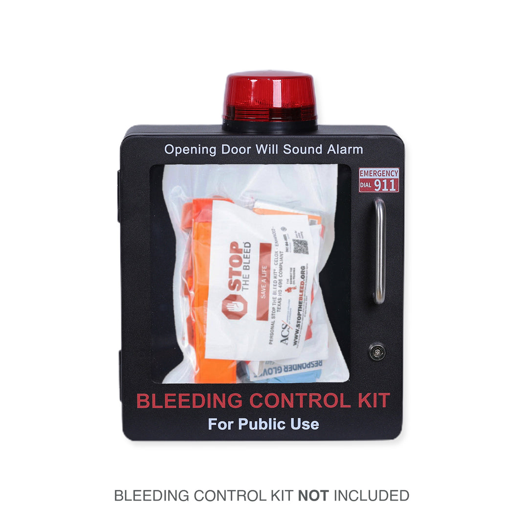 Bleeding Control Kit + Emergency Wall Cabinet