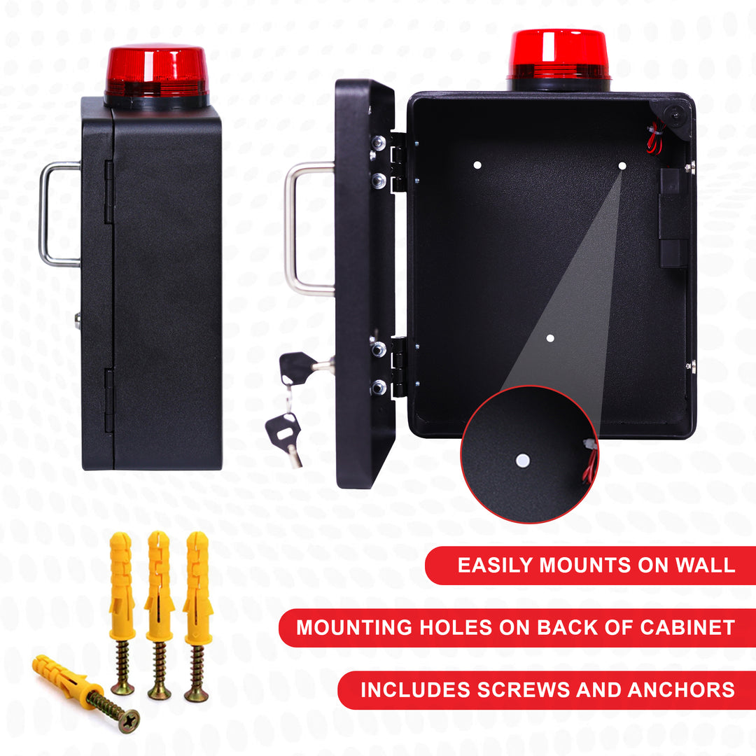 Bleeding Control Kit + Emergency Wall Cabinet - With Bleeding Kit / White-With Bleeding Kit / Black-Without Bleeding Kit / White-Without Bleeding Kit / Black -  20