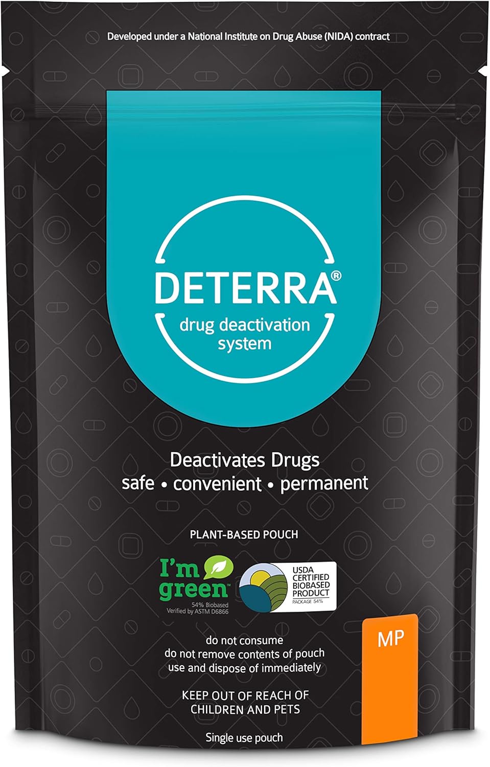 Drug Deactivation Disposal System - Deterra Safe Medication, Pill, and Liquid Destroyer - 3 Pack-25 Pack -  2