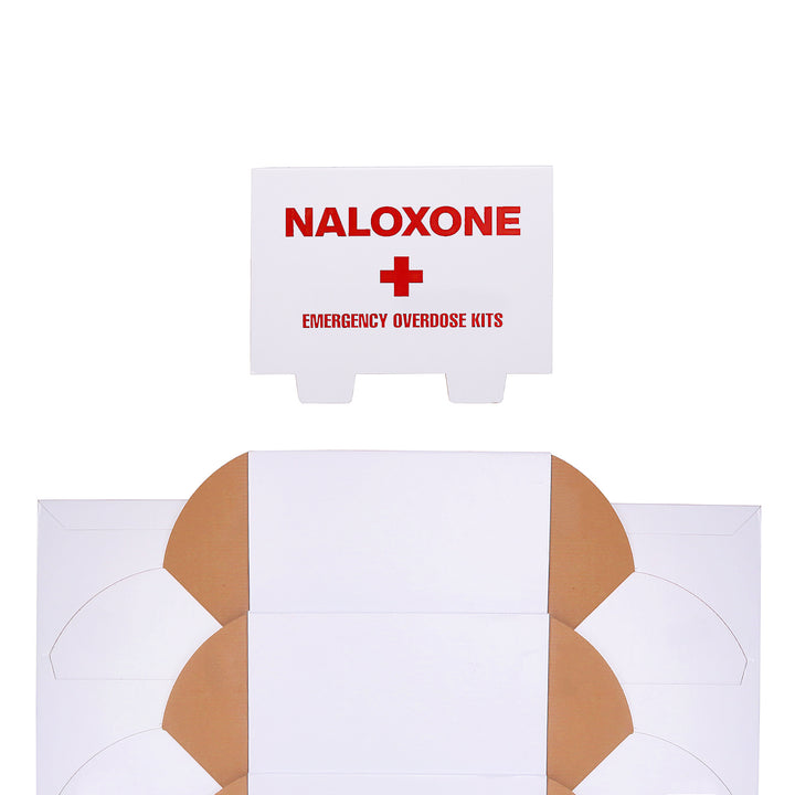 Naloxone Distribution Tabletop Stand ( Holds 24 Naloxone Boxes)