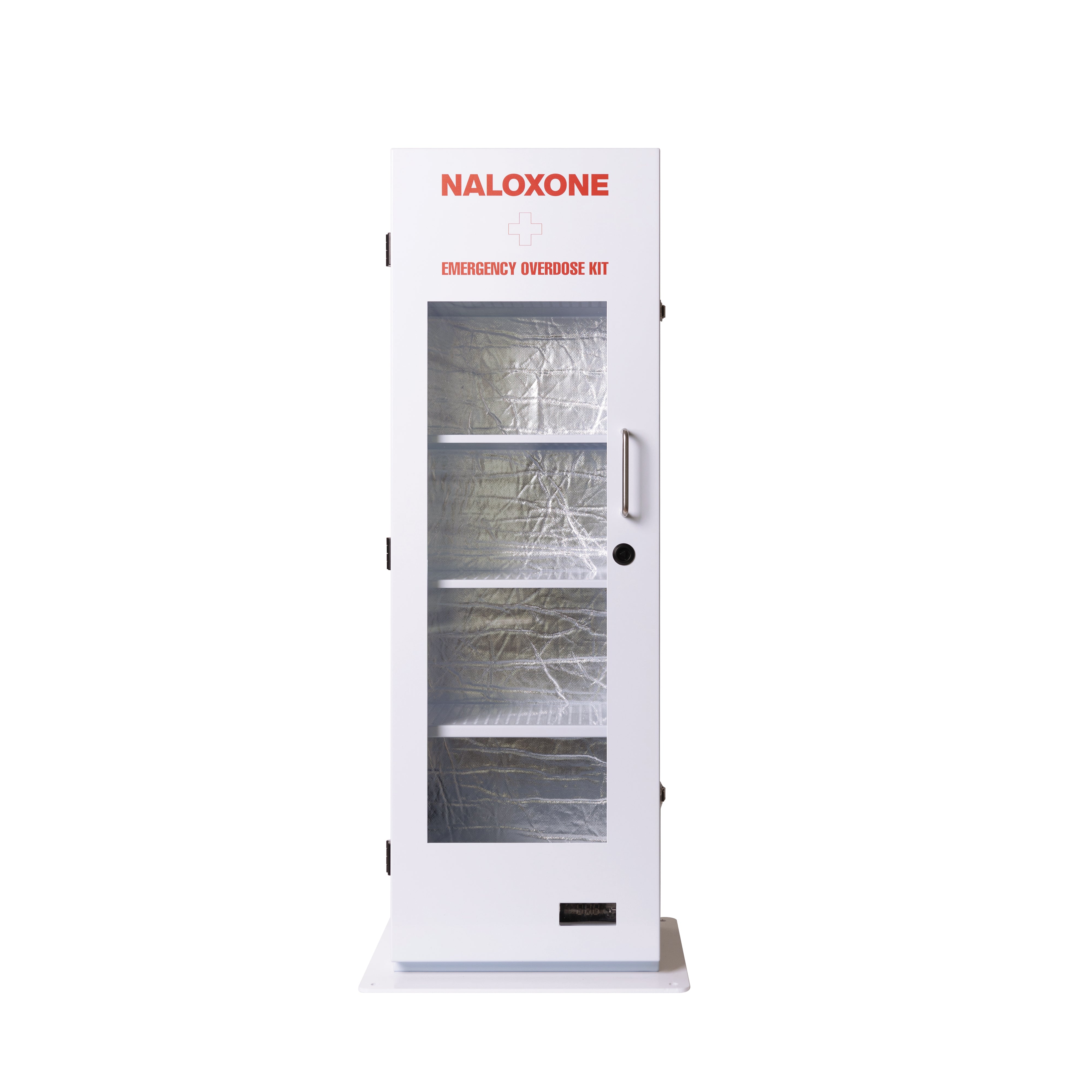 ▷ Naloxone Distribution Locker – Waterproof Outdoor Box (80 Kits