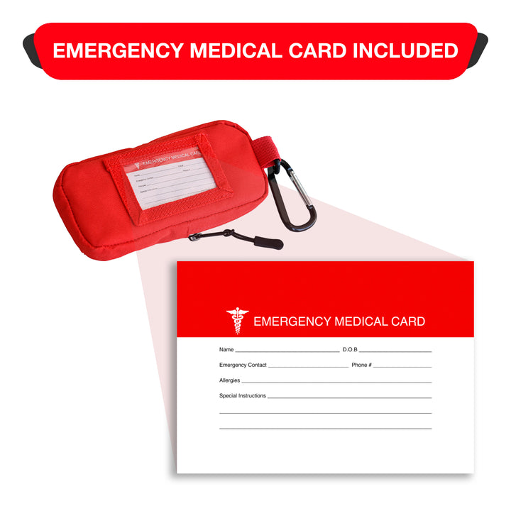 EpiPen Insulated Carry Case - Black-Red -  14