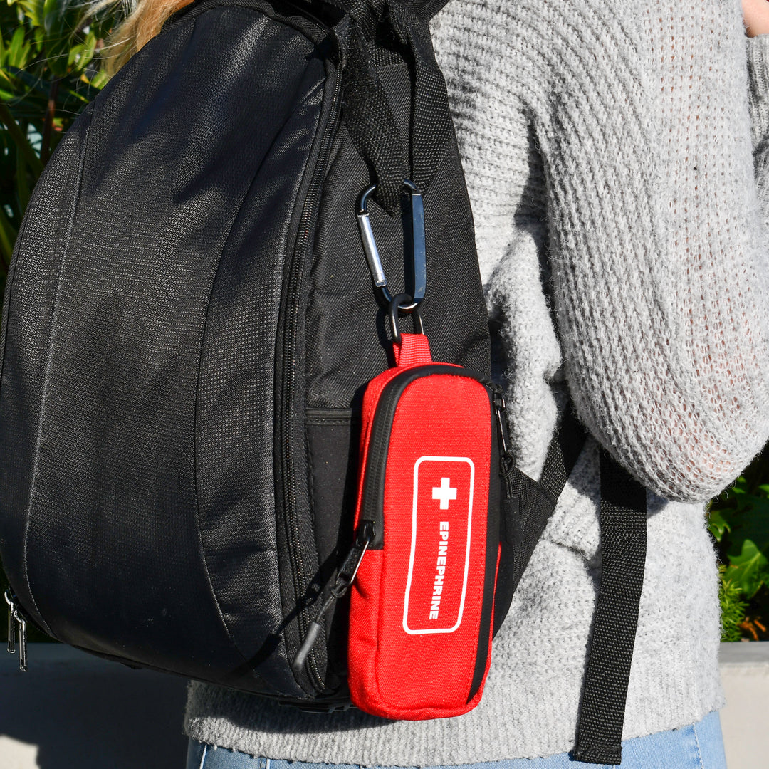 EpiPen Insulated Carry Case - Black-Red -  18