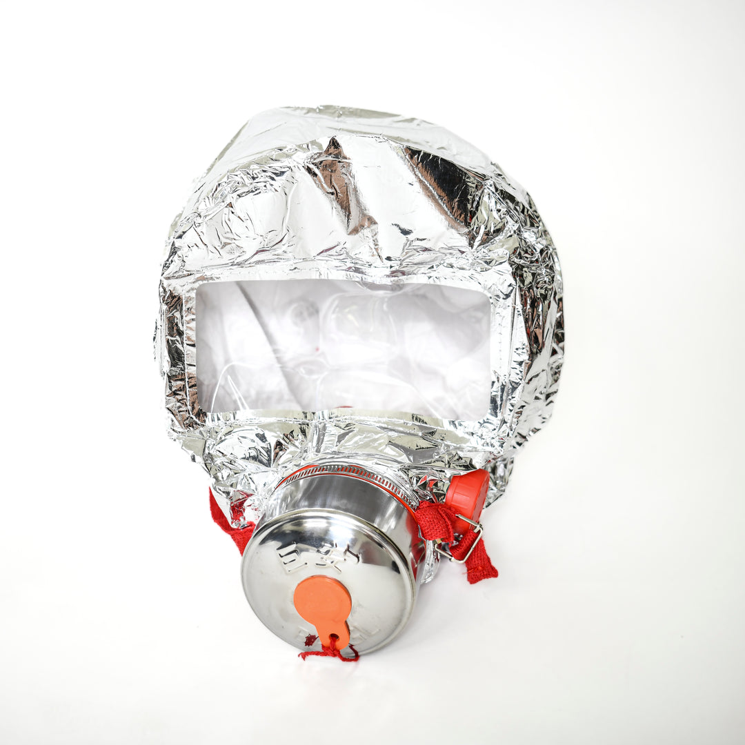 Fire Emergency Escape Mask & Hood - Silver / Single Pack-Silver / 4 Pack -  7