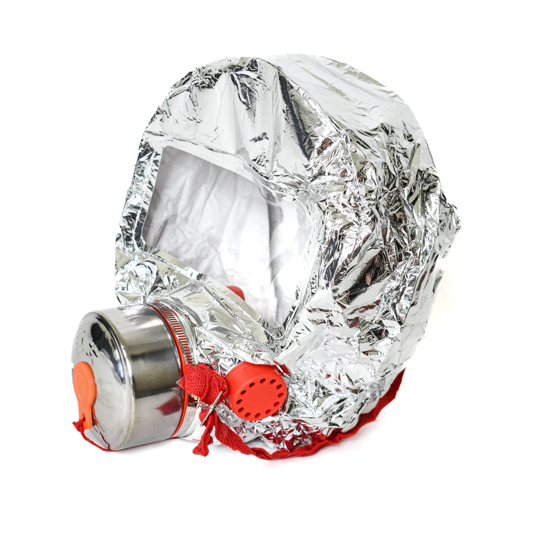 Fire Emergency Escape Mask & Hood - Silver / Single Pack-Silver / 4 Pack -  9
