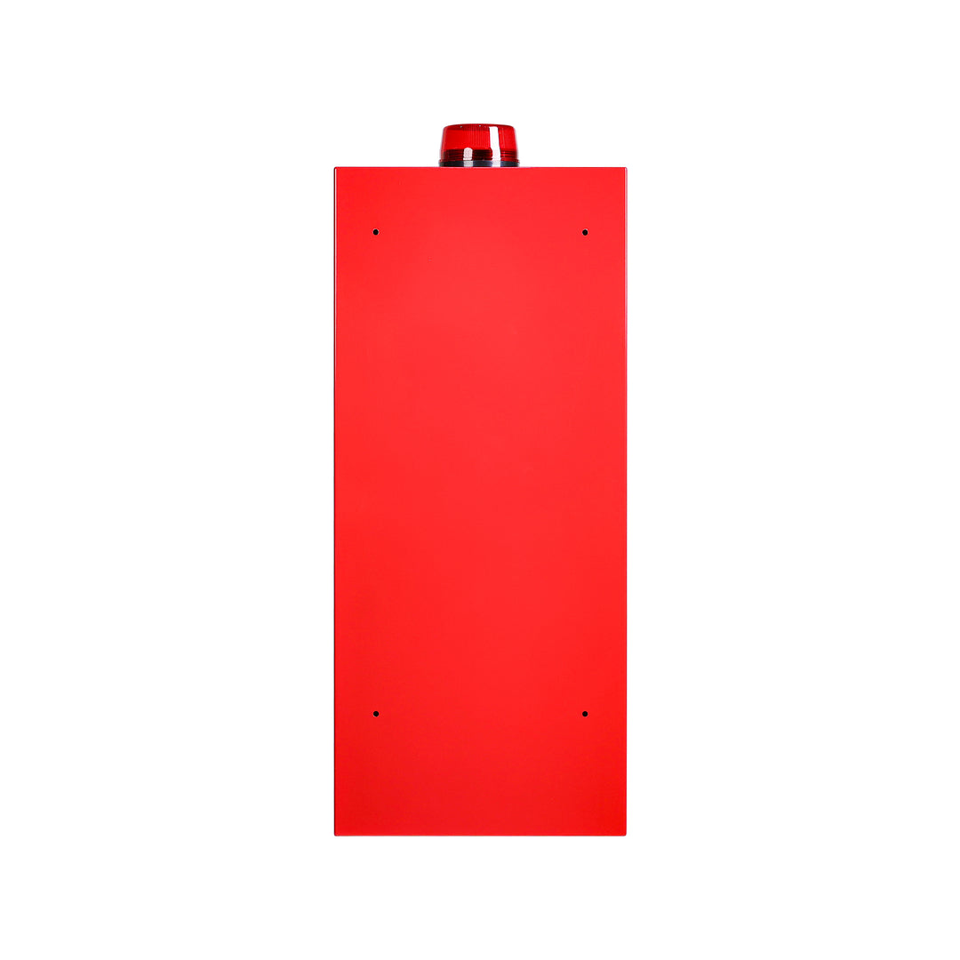 Fire Extinguisher Wall Mount Cabinet with Alarm & Lock – Available 5 lb & 10 lb Sizes - White / 5 lb-White / 10 lb-Red / 5 lb-Red / 10 lb-Black / 5 lb -  15