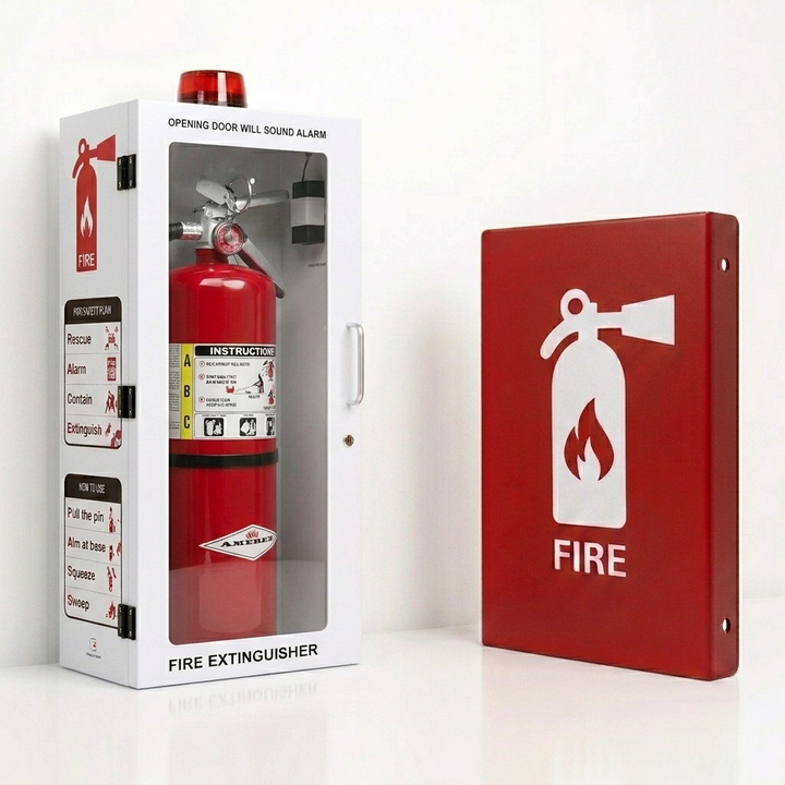 Outdoor Fire Extinguisher Wall Mount Cabinet - Available in 10 lb and 20 lb Sizes