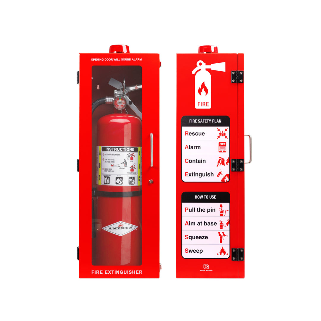 Outdoor Fire Extinguisher Wall Mount Cabinet - Available in 10 lb and 20 lb Sizes
