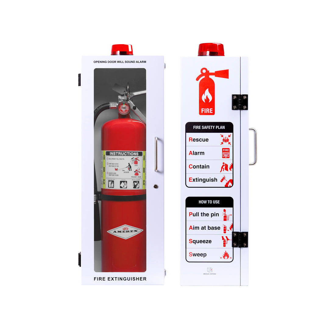 Outdoor Fire Extinguisher Wall Mount Cabinet - Available in 10 lb and 20 lb Sizes