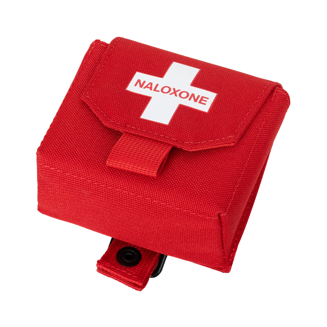 Naloxone Duty Belt Pouch Case - One-Hand Quick Access - MOLLE Compatible