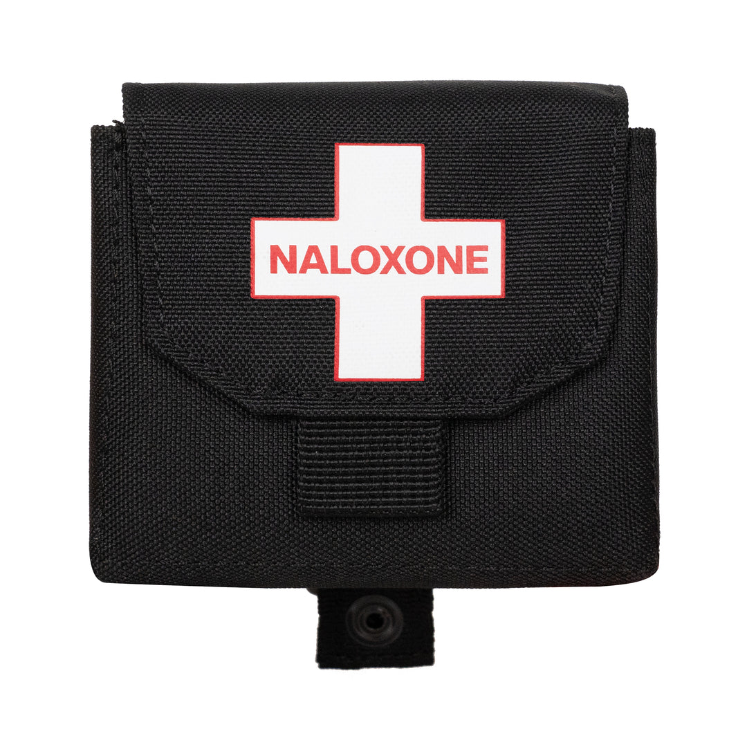 Naloxone Duty Belt Pouch Case - One-Hand Quick Access - MOLLE Compatible