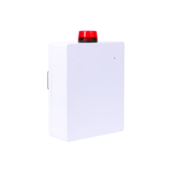 Large Naloxone Emergency Kit Cabinet - First Aid & Naloxone Compartments - White / Alarm & Lock -  13