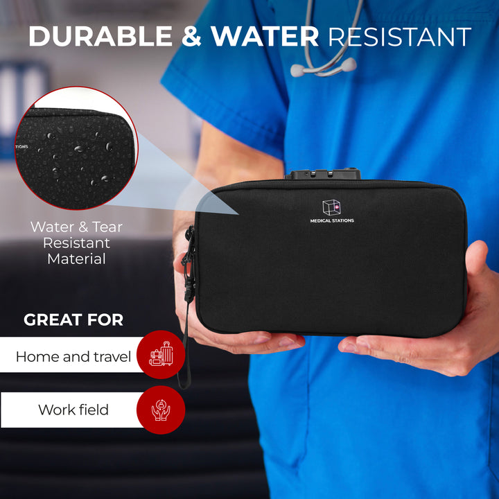 Medication Travel Pouch with TSA Combination Lock