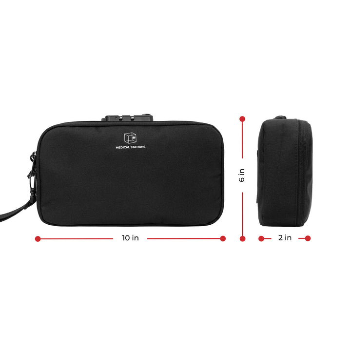 Medication Travel Pouch with TSA Combination Lock
