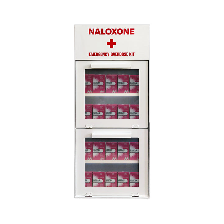 Naloxone Distribution Metal Floor Stand ( Holds 100 Naloxone Boxes)