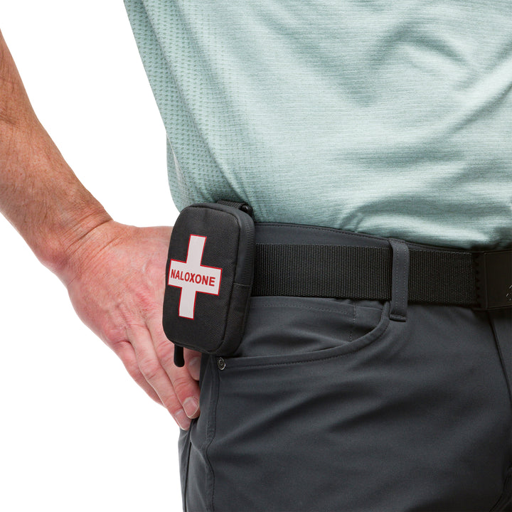 Mini Naloxone Duty Belt Pouch – Securely Holds One Nasal Spray Dose for Rapid Overdose Response - Cross / Black / Single-Cross / Black / 10 Units-Cross / Black / 100 Units-Cross / Red / Single-Cross / Red / 10 Units -  4