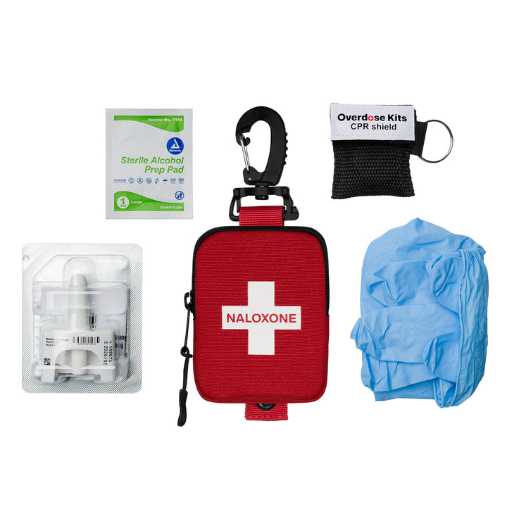 Mini Naloxone Duty Belt Pouch – Securely Holds One Nasal Spray Dose for Rapid Overdose Response - Cross / Black / Single-Cross / Black / 10 Units-Cross / Black / 100 Units-Cross / Red / Single-Cross / Red / 10 Units -  10