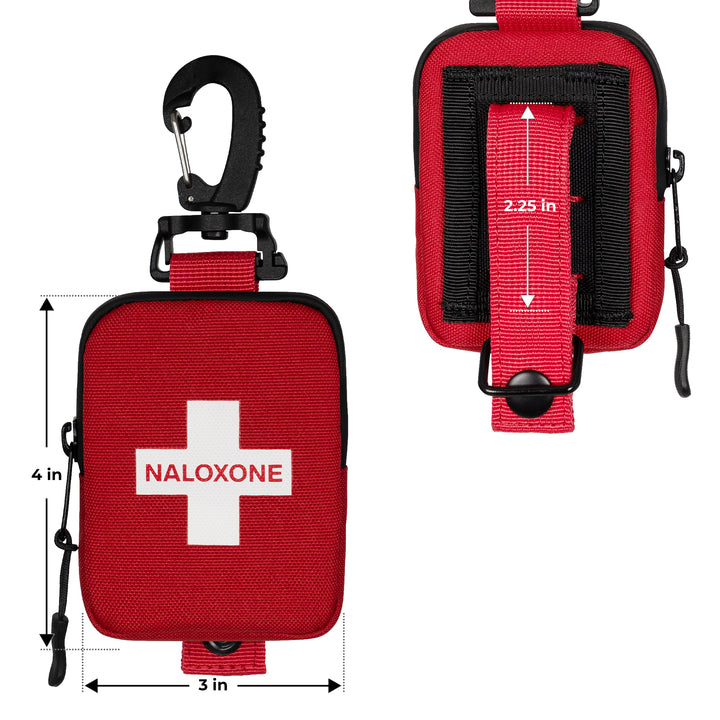 Mini Naloxone Duty Belt Pouch – Securely Holds One Nasal Spray Dose for Rapid Overdose Response - Cross / Black / Single-Cross / Black / 10 Units-Cross / Black / 100 Units-Cross / Red / Single-Cross / Red / 10 Units -  18